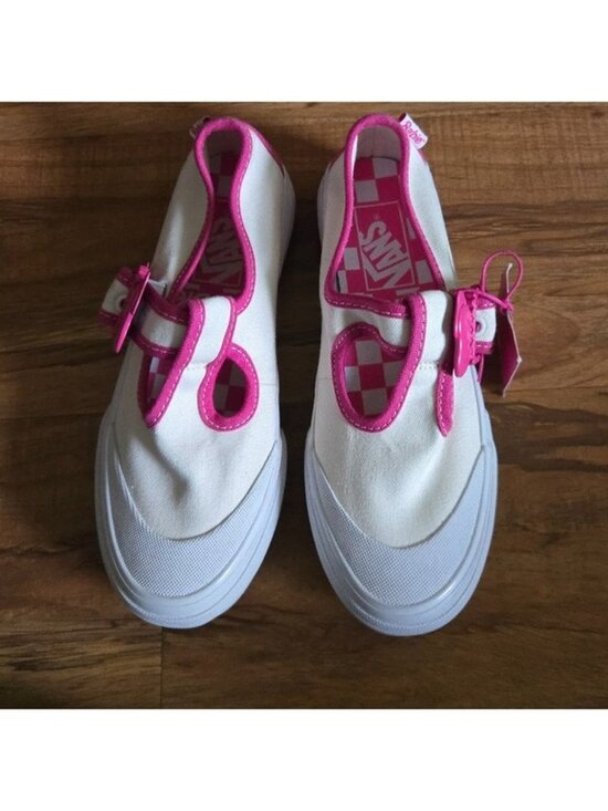 Vans Shoes - Vans Style 93 Dx Barbie Women Size 5 White Pink With Buckle 0826